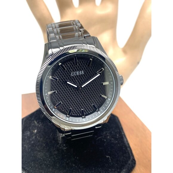 Guess Men's Watch GW0626G3 Quartz Black Dial Stainless Steel 44mm - Picture 14 of 15